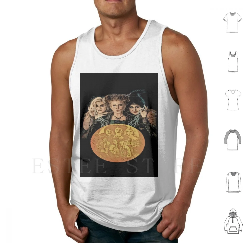 Hocus To The Pocus Tank Tops Vest Witches Witch Halloween Movies Movie Cat Black Cat Sanderson Sisters Fan Art Winifred