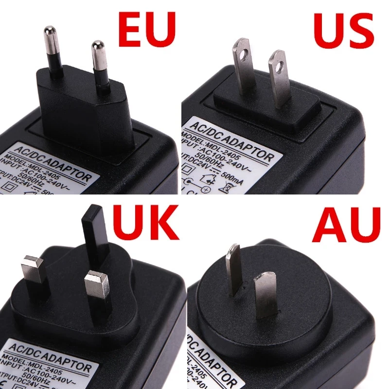 3.6V 1.5A 2A 2.5A 3A AC DC Power Adapter Adaptor Supply 5.5*2.5mm 3.6 Volt Converter Switching EU US AU UK 5.5*2.1mm Jack Plug