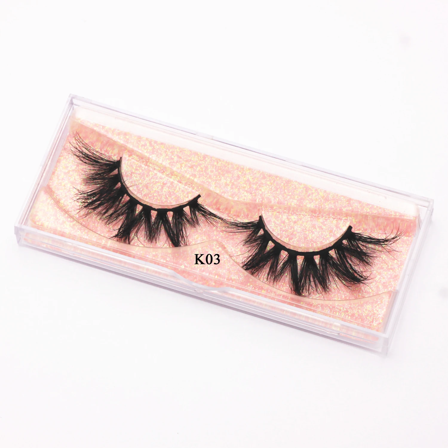 KEKEBAICHA นุ่ม3D Mink ขนตาปลอมขนตาปลอมธรรมชาติยาว Wispies Lashes Extension ธรรมชาติปริมาณความงาม Handmade Lash แต่งหน้า