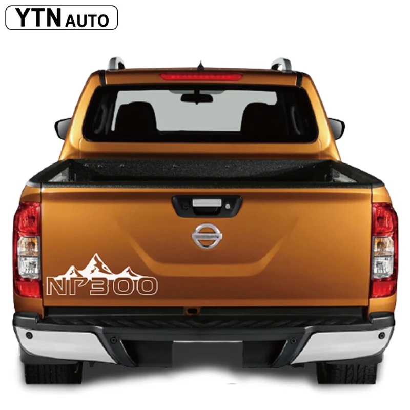 Car Decals For Nissan Navara NP300 D23 2014 - 2024 Mountain Racing Door Tailgate Stripe Graphic Vinyl Car Sticker