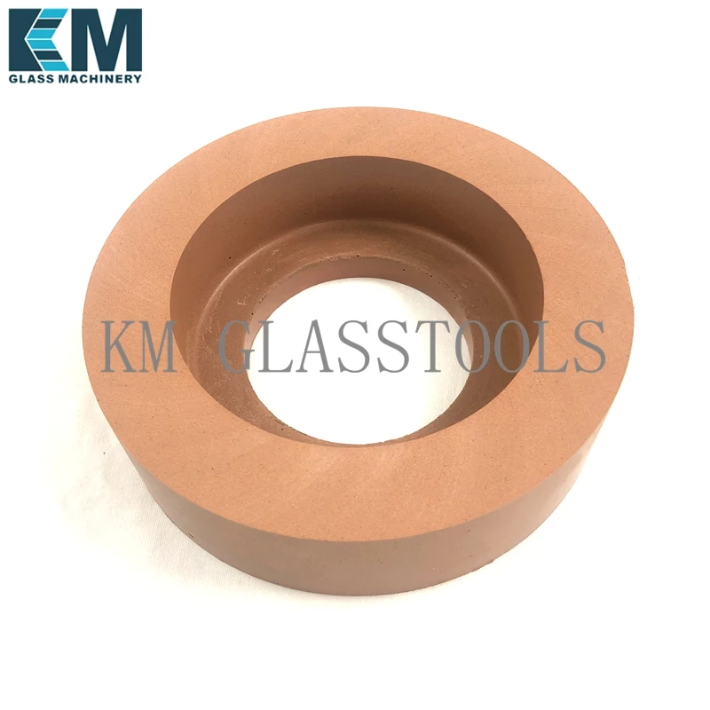 10S120-150x40x70/130x35x60 Polishing Wheel, For glass edging machine.Customized products.