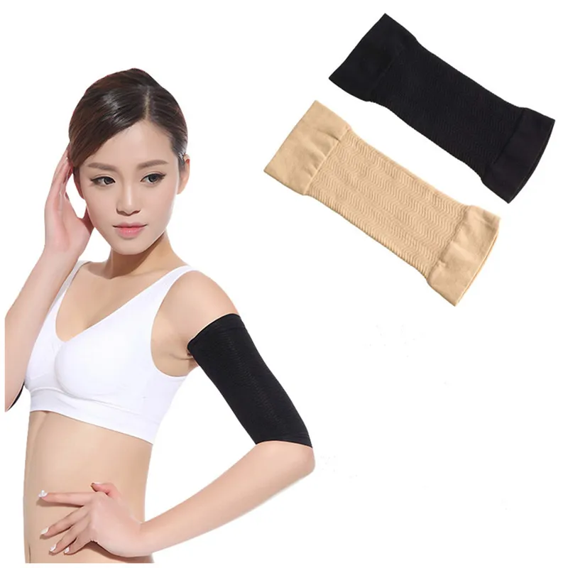 2Pcs Slimming Compression Stockings Weight Loss Arm Shaper Instrument Slimming Leg Band Arm Sleeves Fitness Slimming Health Care