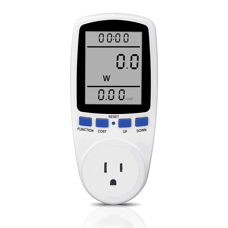 Medidor de potencia de CA inteligente, enchufe de vatímetro, toma de medición de energía, enchufe de facturación, monitor de potencia, EE. UU./REINO