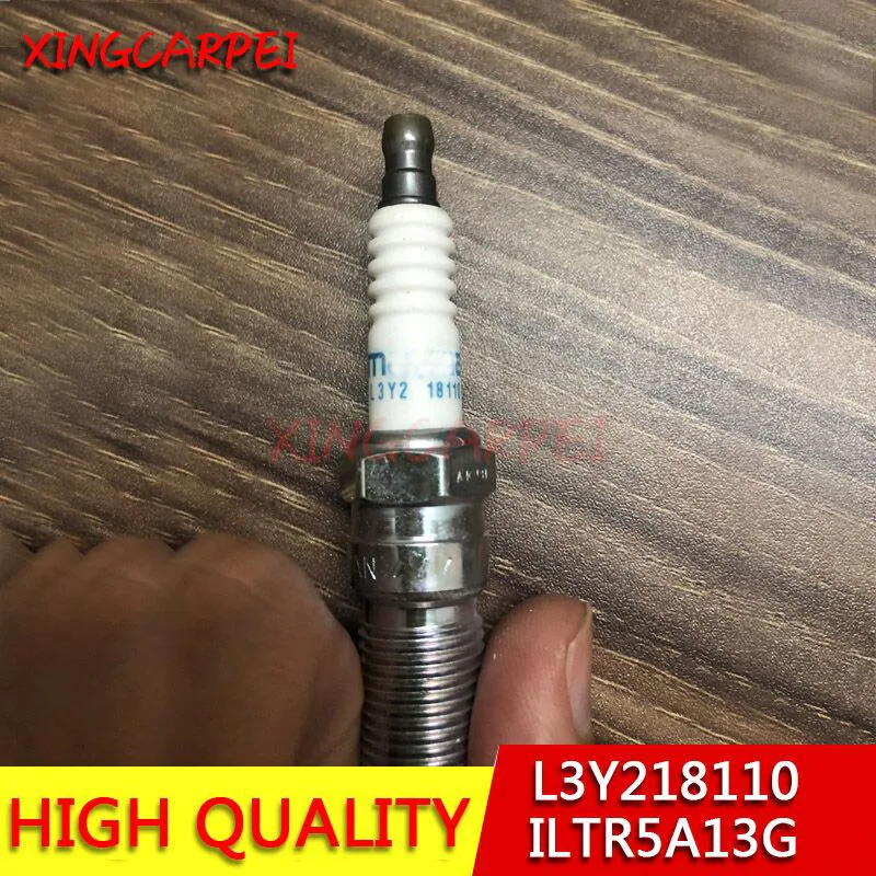 L3Y2-18-110 ILTR5A-13G (4pcs) Iridium Power Spark Plug For Mazda 3 5 6 CX-7 Ford Lincoln L3Y218110 ILTR5A13G