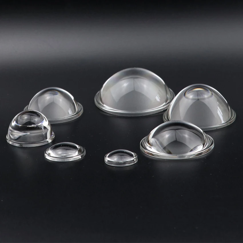 Lentille Optique LED 78 Mm Verre – Angle Réglable 5° à 90° – Pour LED Haute Puissance 10-100W