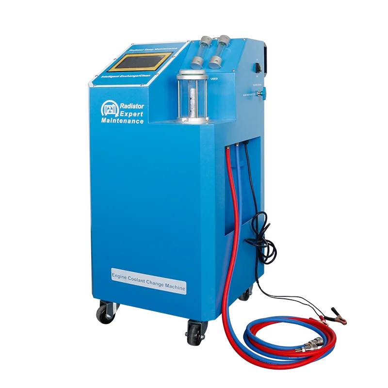 Fully Automatic Cooling System Flushing and Coolant Replacement Machine with Visible Filter Bowl