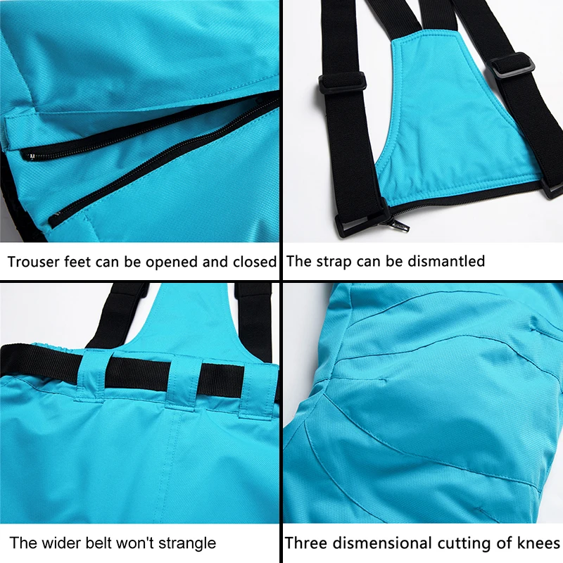 Novo terno de esqui dos homens inverno térmica à prova dwindproof água à prova de vento roupas neve calças jaqueta de esqui conjunto de esqui e