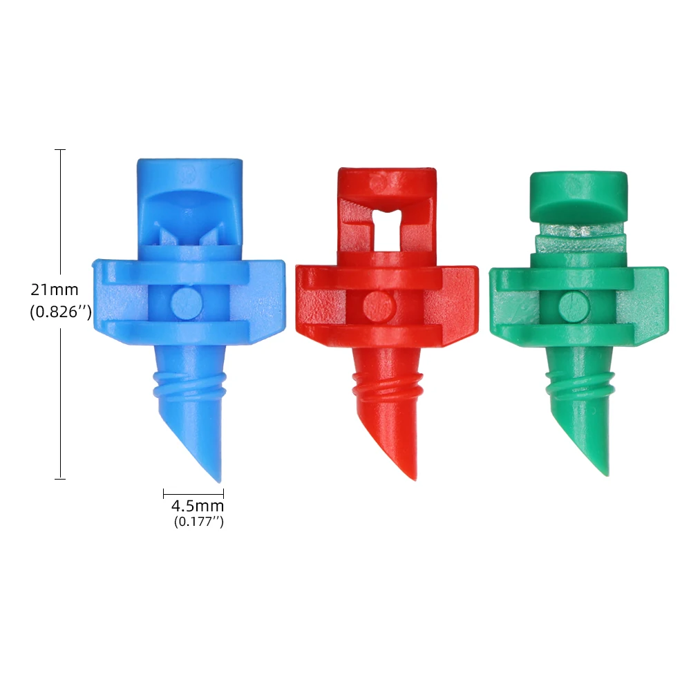 20-100 sztuk 90/180/360 stopni refrakcja dysza gwintowane połączenie zraszacz ogród nawadnianie rolnicze dysze natryskowe roślin