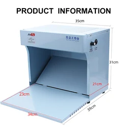 Jiutu New Dust Cleaning Room Laminar Flow Hood Use For LCD Repair Clean Bench Work With LED And Rubber Mat