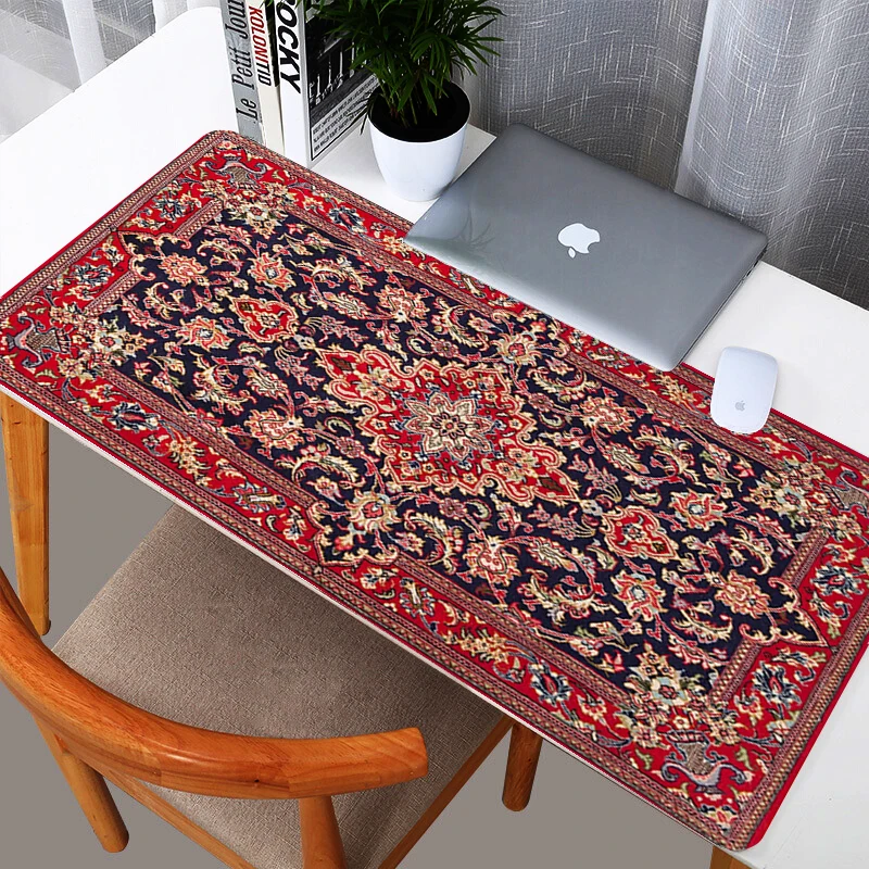 Beautiful Persian Rug Carpet Mouse Pad Gaming XL Custom Home HD New Mousepad XXL MousePads Soft Office Natural Rubber Table Mat