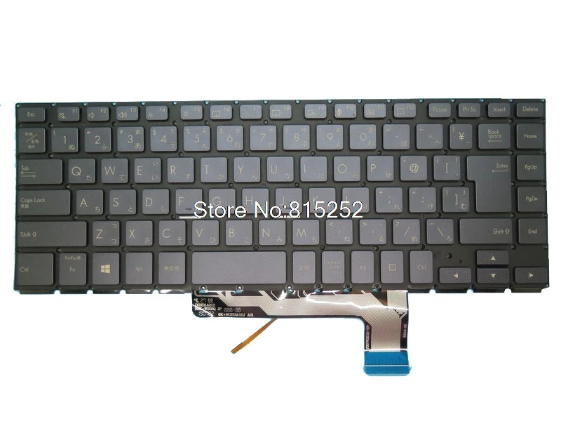 Laptop Backlit Keyboard For ASUS W700 W700G1T W700G2T W700G3T W700GV 9Z.NGEBQ.10J 0KNB0-462CJP00 NSK-WZ1BQ 0J JP/Blue US/Black