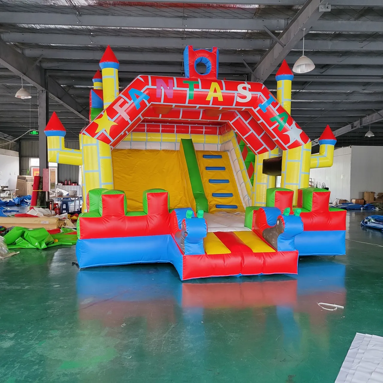 Latest Design Inflatable Bouncy Combo For Outdoor Entertainment Jumping Bounce Trampoline with Slide