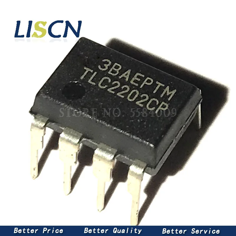 2PCS TLC2202CP TLC2202 DIP8 New