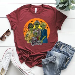 The Golden Ghouls Shirt Funny Halloween Shirt Scary Movies Shirt The Golden Girls T Shirt Ghouls Shirt Graphic Tees Casual Top