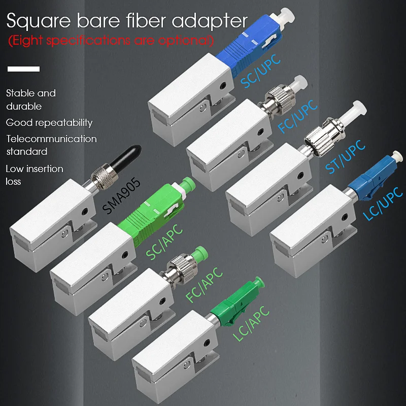 

Новый оптический волоконный соединитель FC SC ST, квадратный неизолированный переходник, фланец, Временный успех OTDR тест, соединительное устройство, специальная распродажа