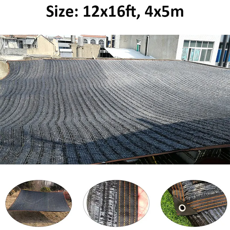 

Lvju 12x16ft 4x5m Lvju Anti-UV Sunshade Net Outdoor Garden Sunblock Shade Cloth Net Plant Greenhouse Cover Car Cover