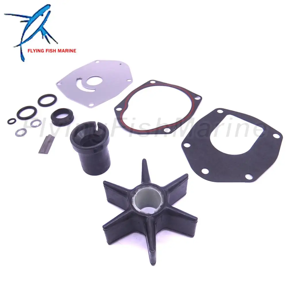 Outboard Engine 47-43026Q06 47-8M0100526 Water Pump Repair Kit without Housing for Mercury Mariner 40-250HP Boat Motor, 18-3214