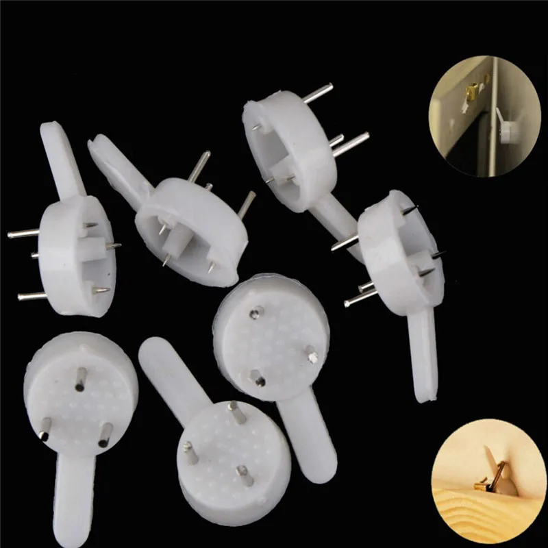 100pcs High quality Photo Frame Wall Hang Picture Clasps Solid Wall Nail Non-trace Nail Hooks Easy way to hang picture frame