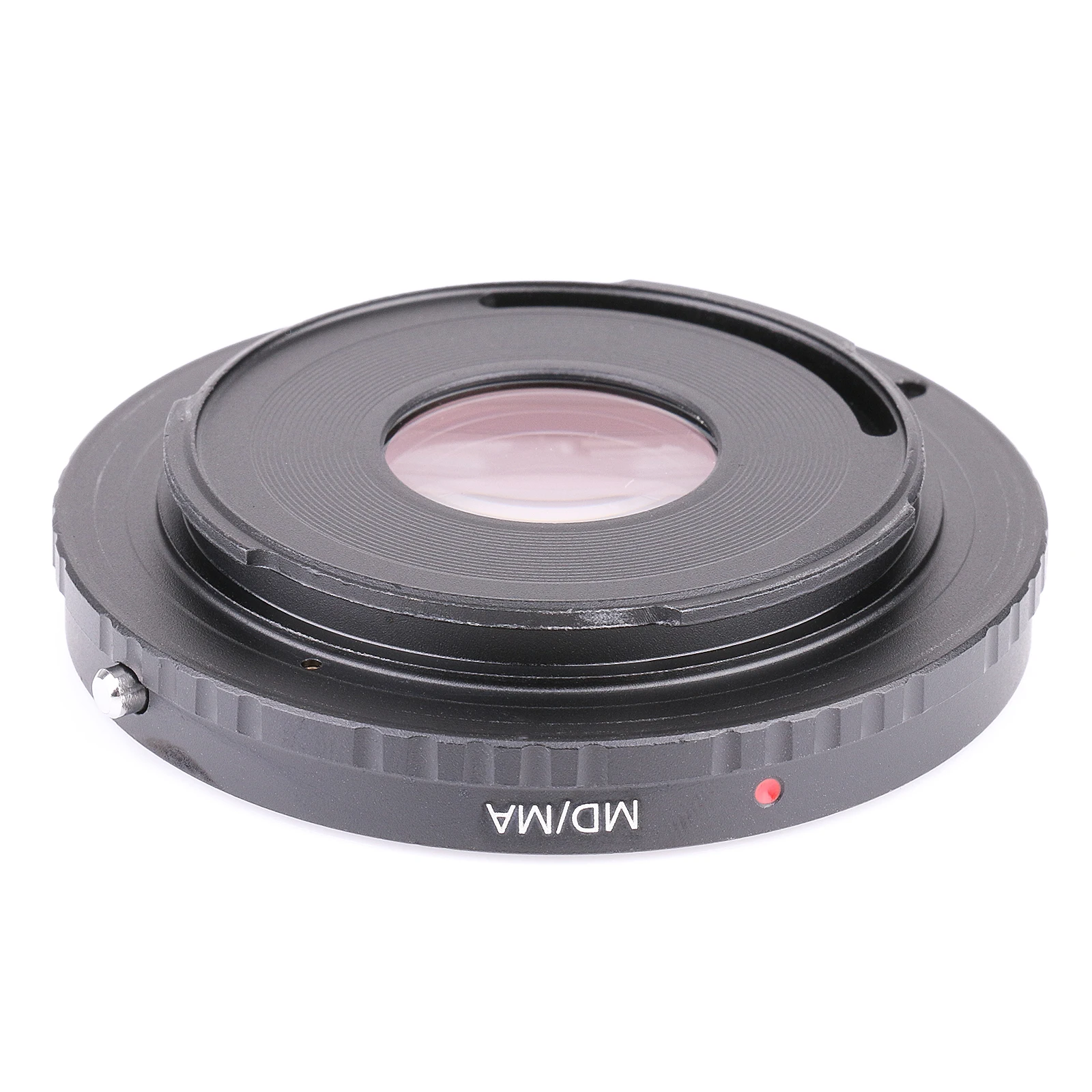 Anillo adaptador de MD-MA con cristal para lente Minolta MD MC a Sony Alpha AF MA, montaje de cámara A77 II A99 A580 Focus Infinity
