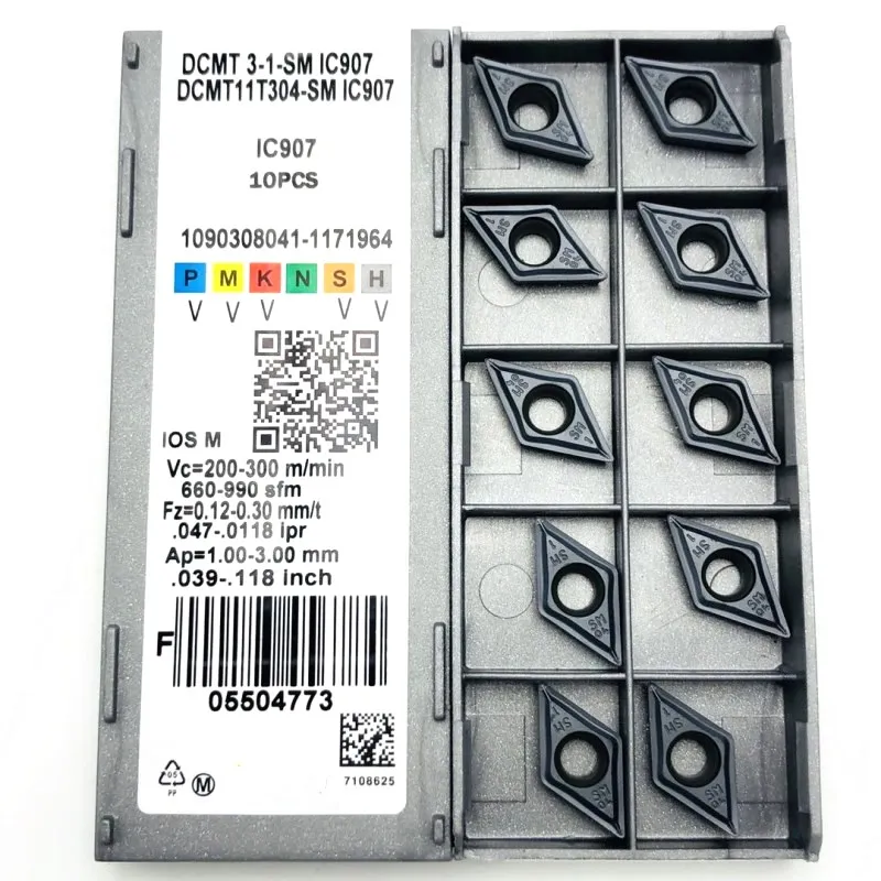 DCMT11T304 DCMT11T308 SM IC907 IC908 internal turning tool dcmt 11t304 carbide insert turning tool tool lathe turning insert