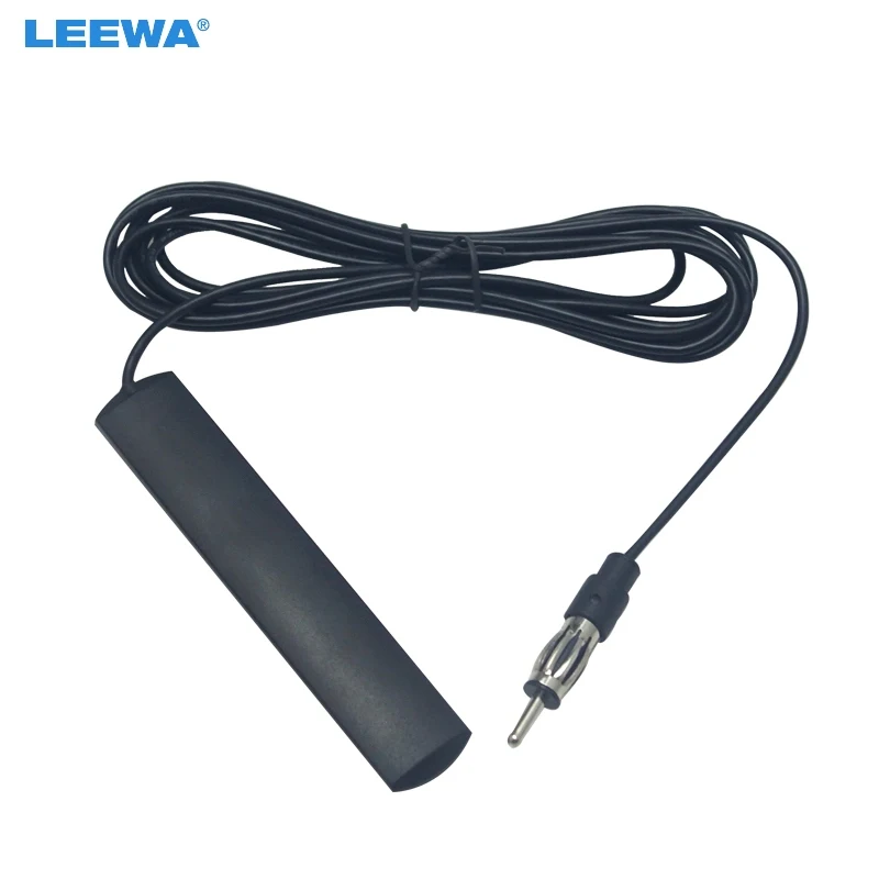 

LEEWA 5pcs Universal Car Radio FM Antenna Signal Amplifier Antenna with 3m Cable For Vehicle Boat Signal Enhance Antenna #CA6177