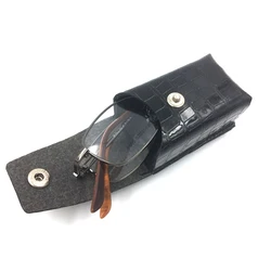 Folding Titanium Frame  Eyeglasses Men Optical Glasses Frame Optical Prescription Eyewear with case