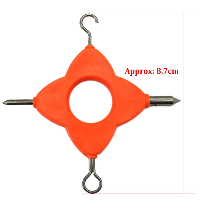 1PCS Carp Fishing Hook to Hold Swivel and Ring  Accessories for D-rig Chod Carp Hair Rig Making Carp Fishing Terminal Tackle