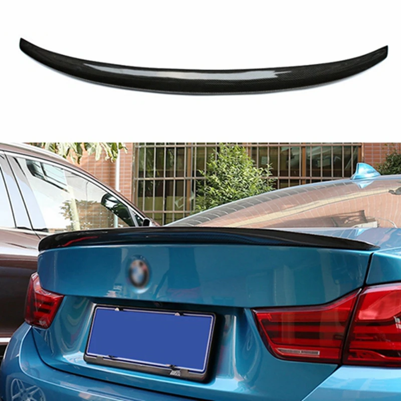 Carbon Fiber Rear Spoiler Trunk Lip Wing For BMW 4 series F36 4-door Sedan Fastback 428i 430i 435i 2014up