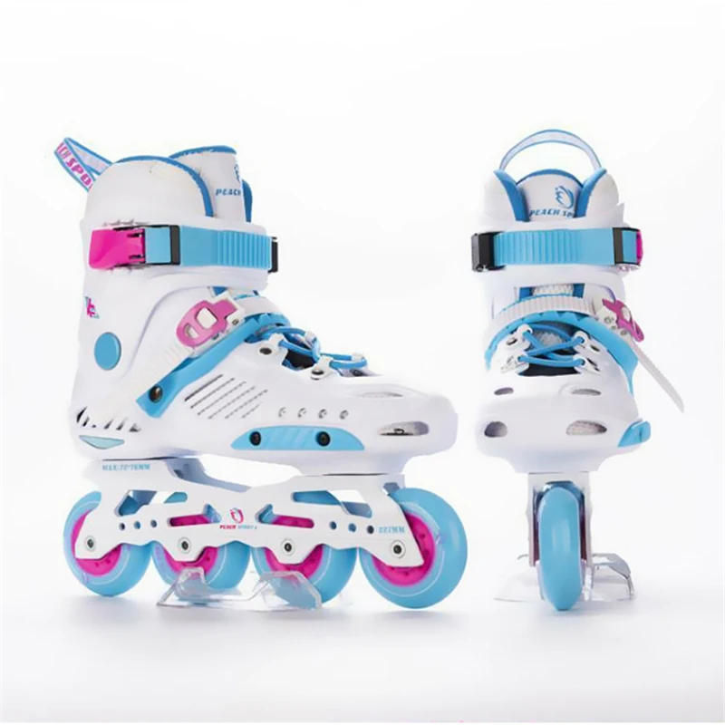 GTR Slalom Inline Skates Adult Child Roller Skating Shoes Sliding Free Skating Patines FSK Brake Street Road 