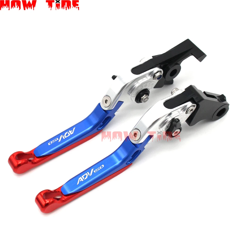 HOW tide with logo adv 150 Parking Levers For Honda ADV150 ADV 150 2019 2020 CNC Motorcycle Adjust Foldable Brake Clutch Levers