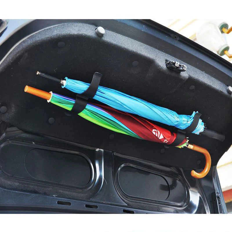 Umbrella Holder Trunk Organizer Car Rear Trunk Mounting Bracket Towel Hook For Umbrella Hanging Hook