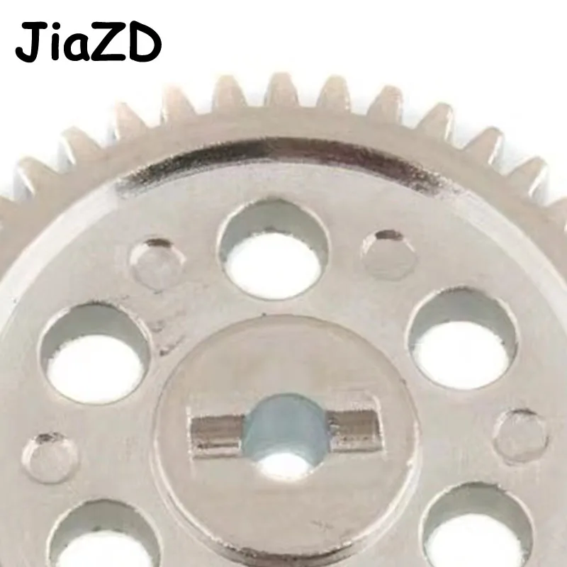 Aluminium Alloy Mental 44T Steel Speed Drive Diff Main Gear for HSP RC 1:10 Model Car Silver 05112 RC Car Accessories Y001