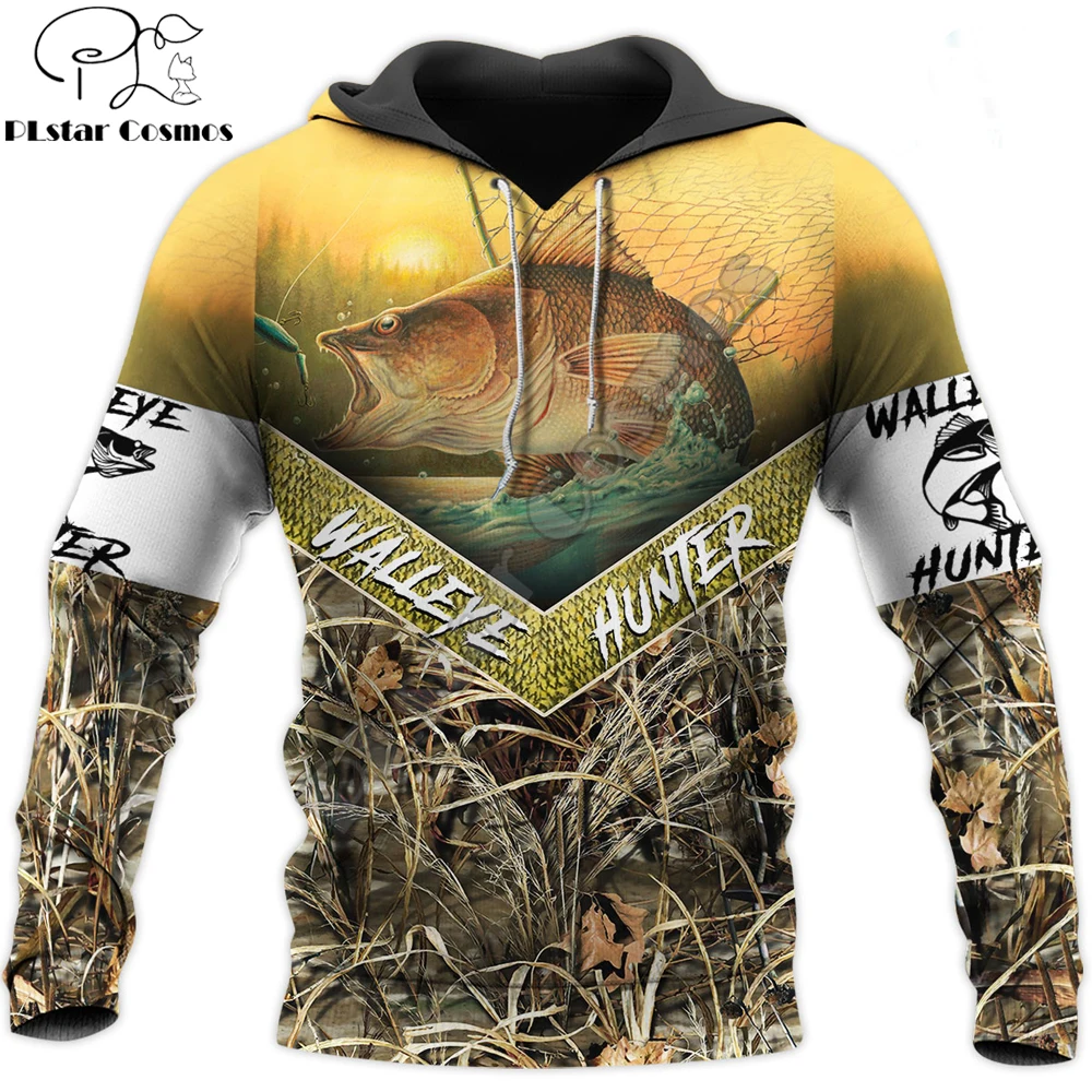 

Cool Walleye Fishing 3D All Over Printed Men Deluxe Hoodie Clothes Unisex Sweatshirt Zip Pullover Casual Jacket Tracksuit KJ325