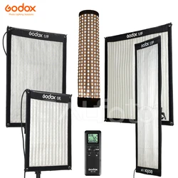 Godox FL150S FL150R FL100 FL60 Flexible LED Light Rollable Cloth Lamp 150W/100W/60W APP Remote Control Photo Video Fill Lighting