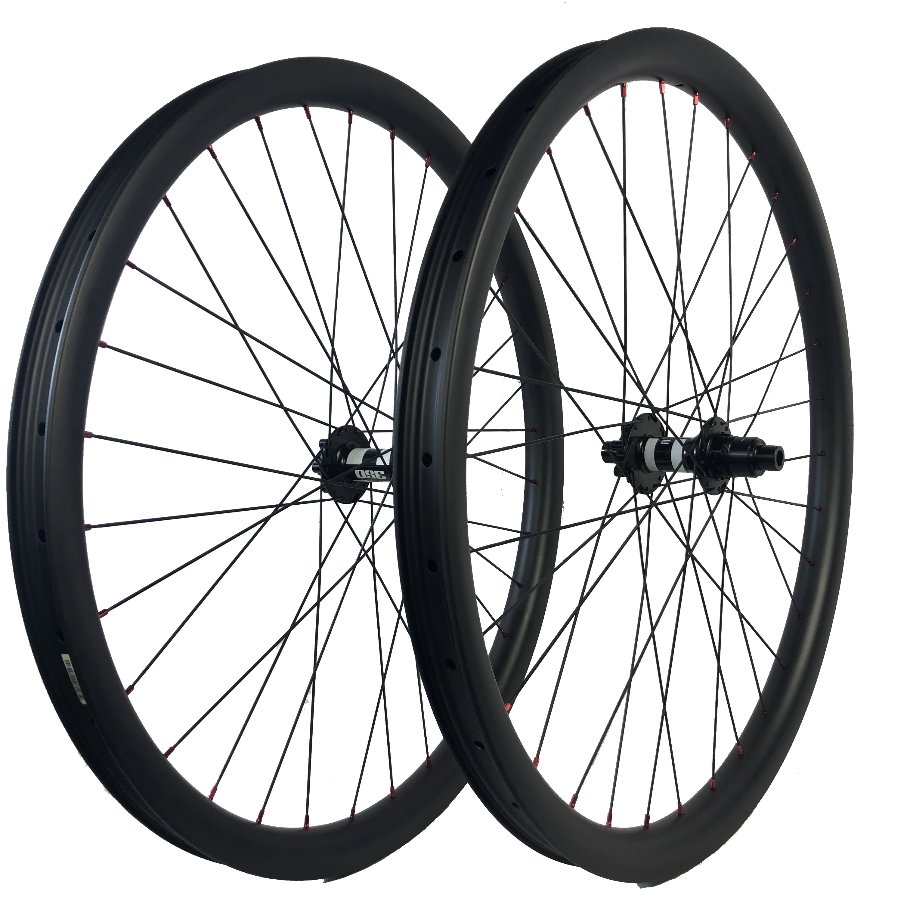 29er/27.5 Inch/26 Plus Carbon Mountain Bike Wheel 40X32mm Strong Design Boost Cycle Thru Axle MTB Biycle Wheelset DT/Novatec Hub