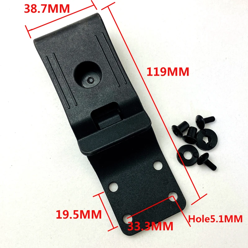 Scabbard Accessories Waist Clip K Sheath DIY Plastic Universal K Sheath Back Clip