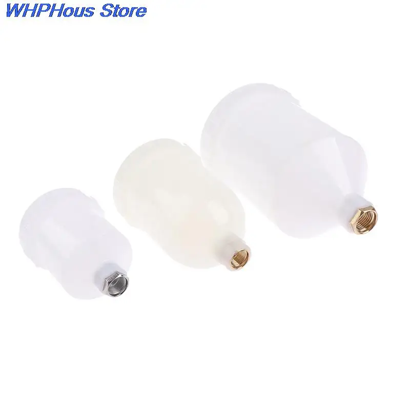 125/250/600ml Plastic Spray Paint Cup Sprayer Cup Air Gravity Feed Paint Spray Pot Thread Connector For Spray Gun Parts