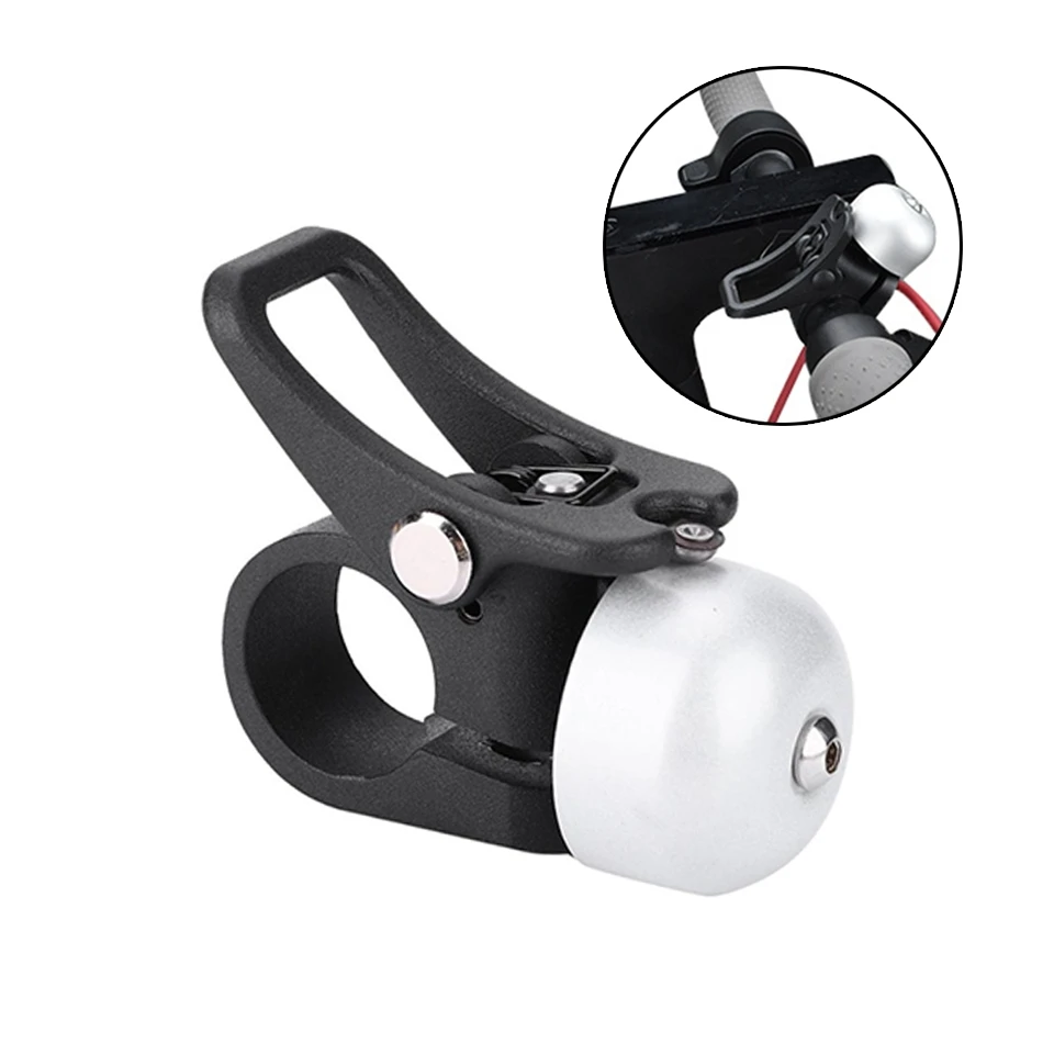 Scooter Bell Horn Aluminum Alloy Ring Bell General For Xiaomi Mijia M365 pro Electric Scooter Acessory Skateboard black Bell