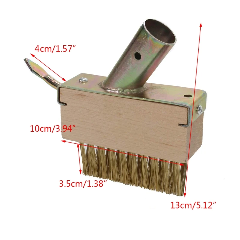 E5BE Convenient Replacement Brushes Garden Cleaning Brushes for Moss and Weeds Joint Cleaning Steel Brush Joint Scraper