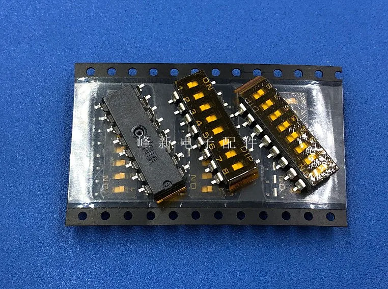 Interruptor de código de discagem 8 bits, interruptor de dedo, codificação, chave