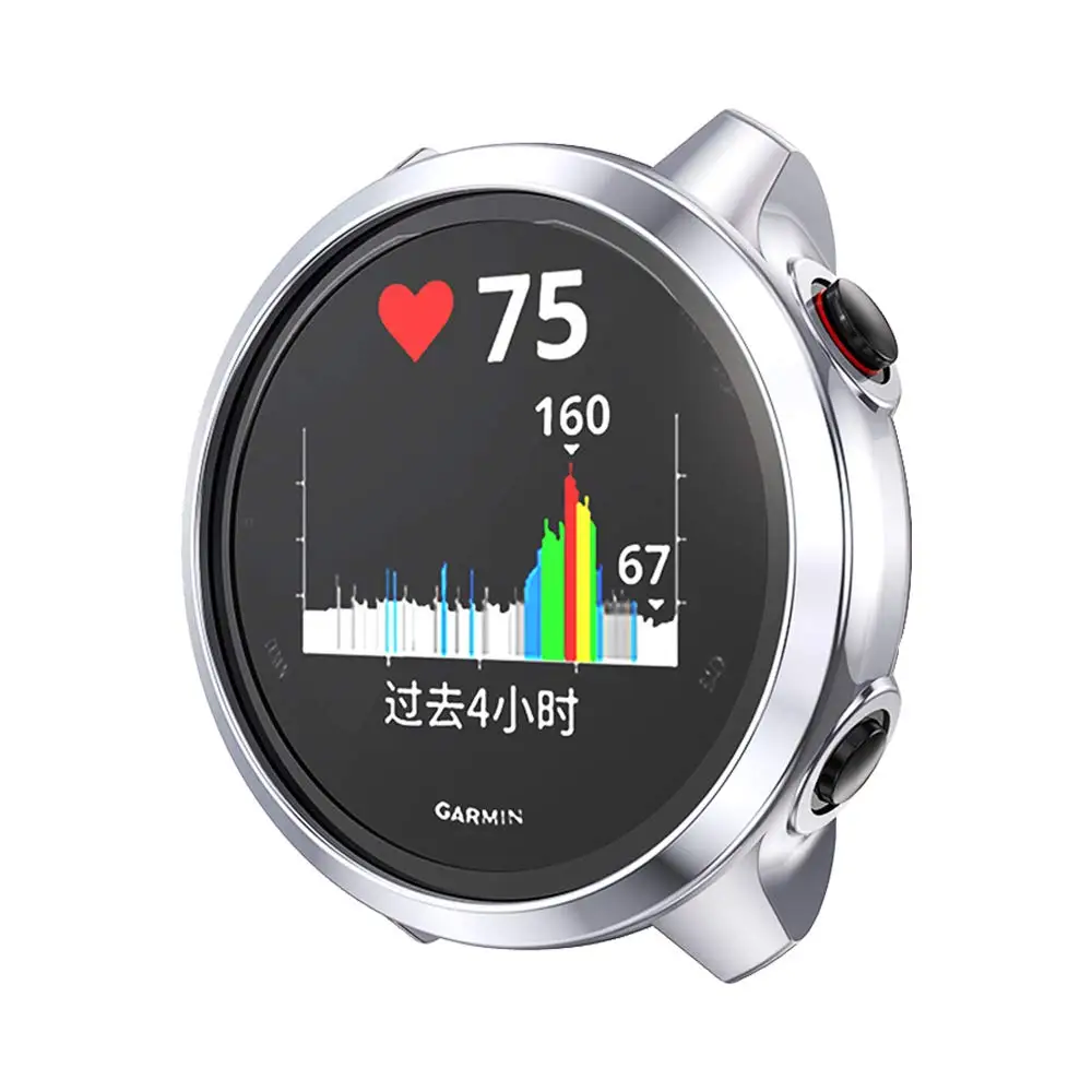 TPU Protector Case Cover for Garmin Forerunner 245 245 Music Screen Protective Cover Shell