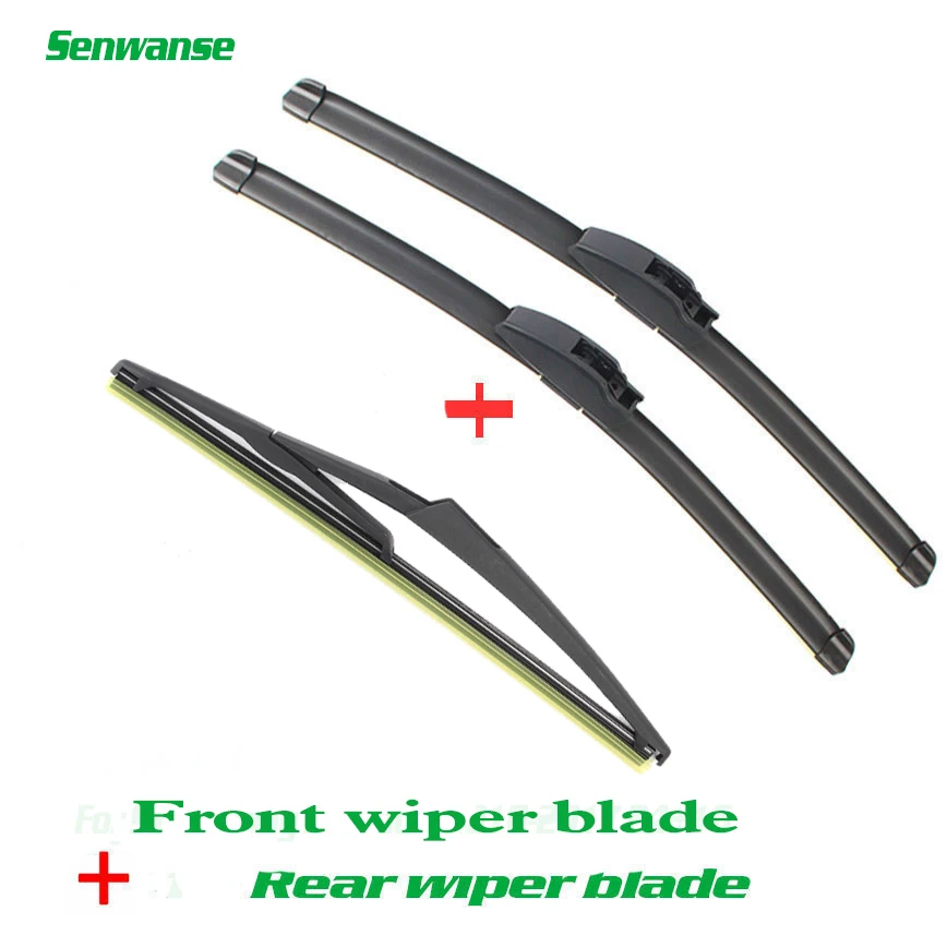 

Senwanse Front and Rear Wiper Blades For Nissan Juke 2010-2019 high quality Windshield Windscreen Wiper 22"+14"+12"