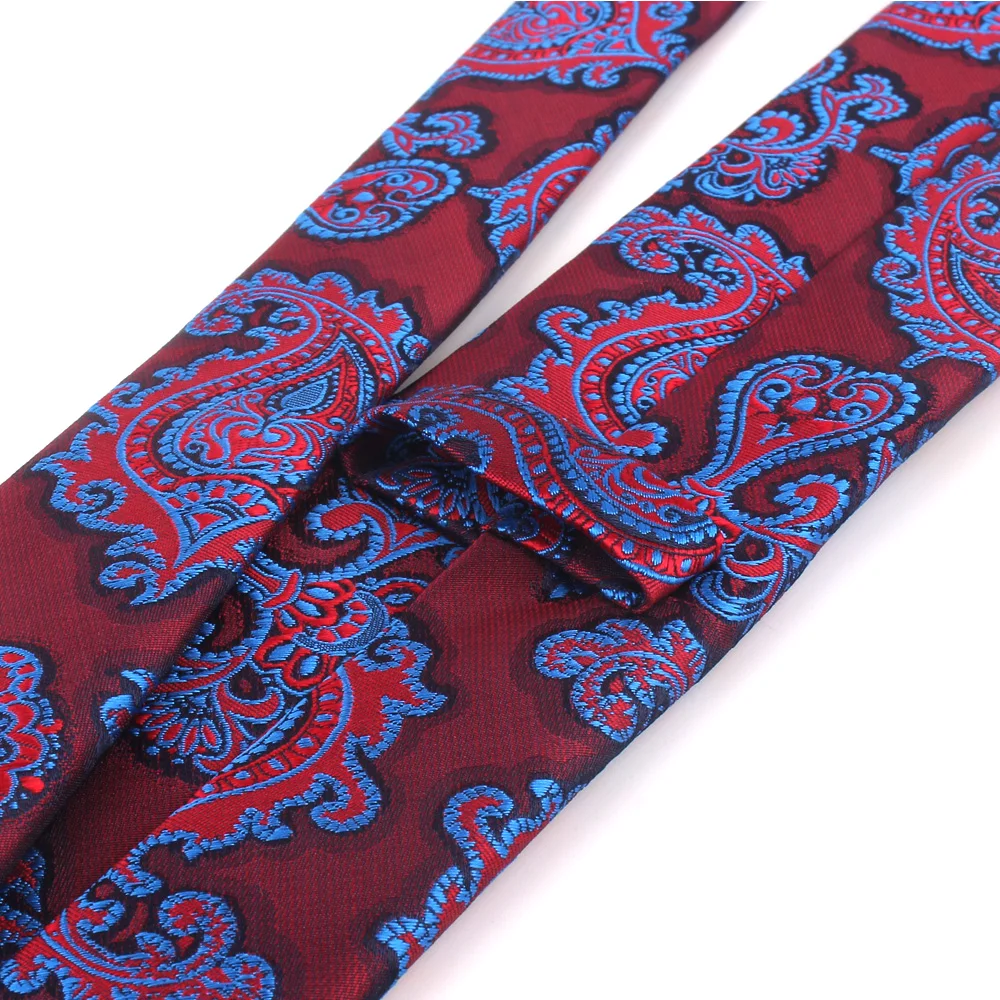 Gravata Floral Masculina, Gravata no pescoço Jacquard, Gravata Clássica para Casamento, Ternos de Negócios, Noivo Paisley Gravatas, Roupa do