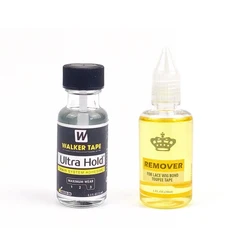 Ultra Hold Liquid Bond z 1 uncją Remover System włosów klej do włosów koronkowa peruka klej silikonowy do peruk/peruka/zamknięcie 0.5OZ