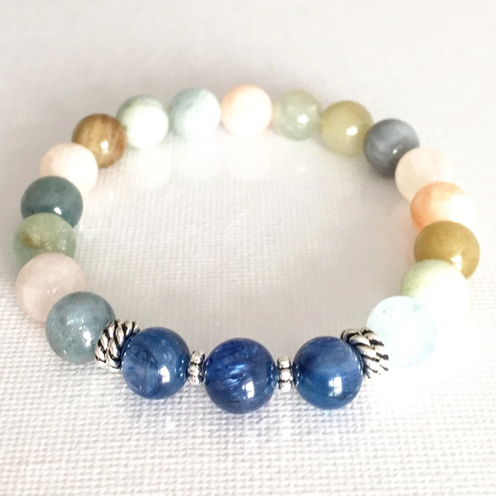 MG0809 Morgan Agate Bracelet Essential Oil Diffuser Bracelet AAA Grade Kyanite Negative Energy Protection Bracelet