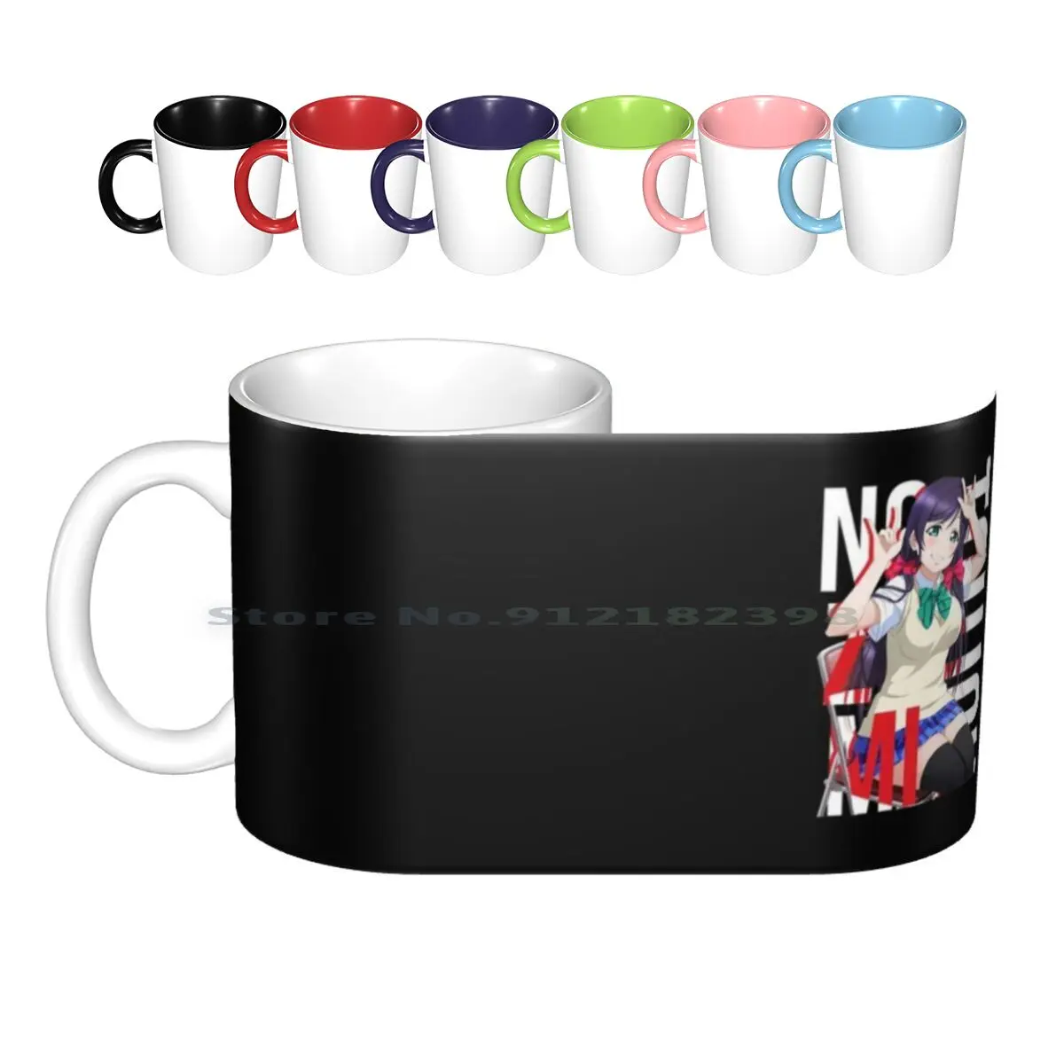 Nozomo Nico Nico Nii Ceramic Mugs Coffee Cups Milk Tea Mug Love Live Idol Lovelive Love Live School Idol Project Nico Nico Nii