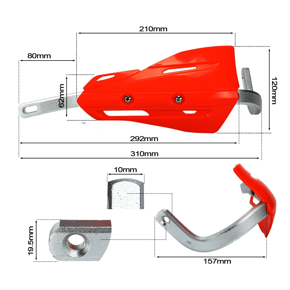 Protector de mano Universal para motocicleta, Protector de manillar para KTM, HONDA, YAMAHA, EXC, KLX, YZF, CRF, Dirt Bike, Enduro