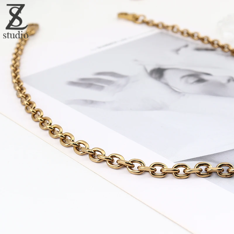 Luxury Bag Strap Small Size Original Old Gold O-Shaped Chain Bag Chain Replacement Shoulder Strap