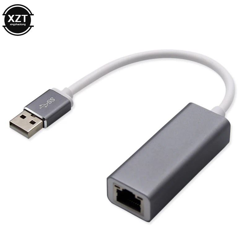 USB Ethernet Adapter Network Card Free Driver USB To RJ45 Million LAN Network Adapter Convertor Cable 100Mbps for PC Mac