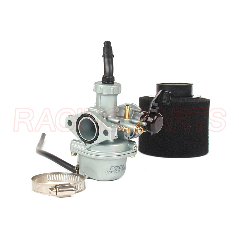 PZ22 22mm Carburetor & 38mm Air Filter For Keihin 125cc KAYO Apollo Bosuer xmotos Kandi dirt/pit bikes monkey bikes ATV